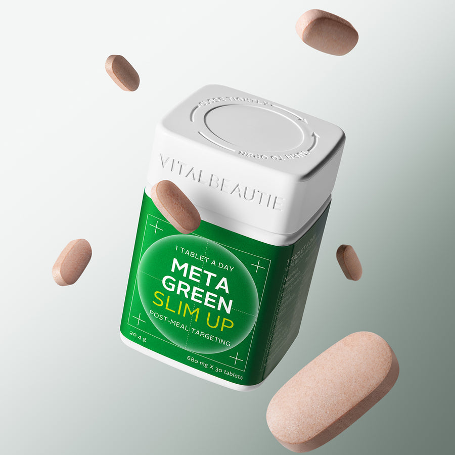 VITAL BEAUTIE Meta Green Slim Up 30 Days Beta-Carotene and Banaba