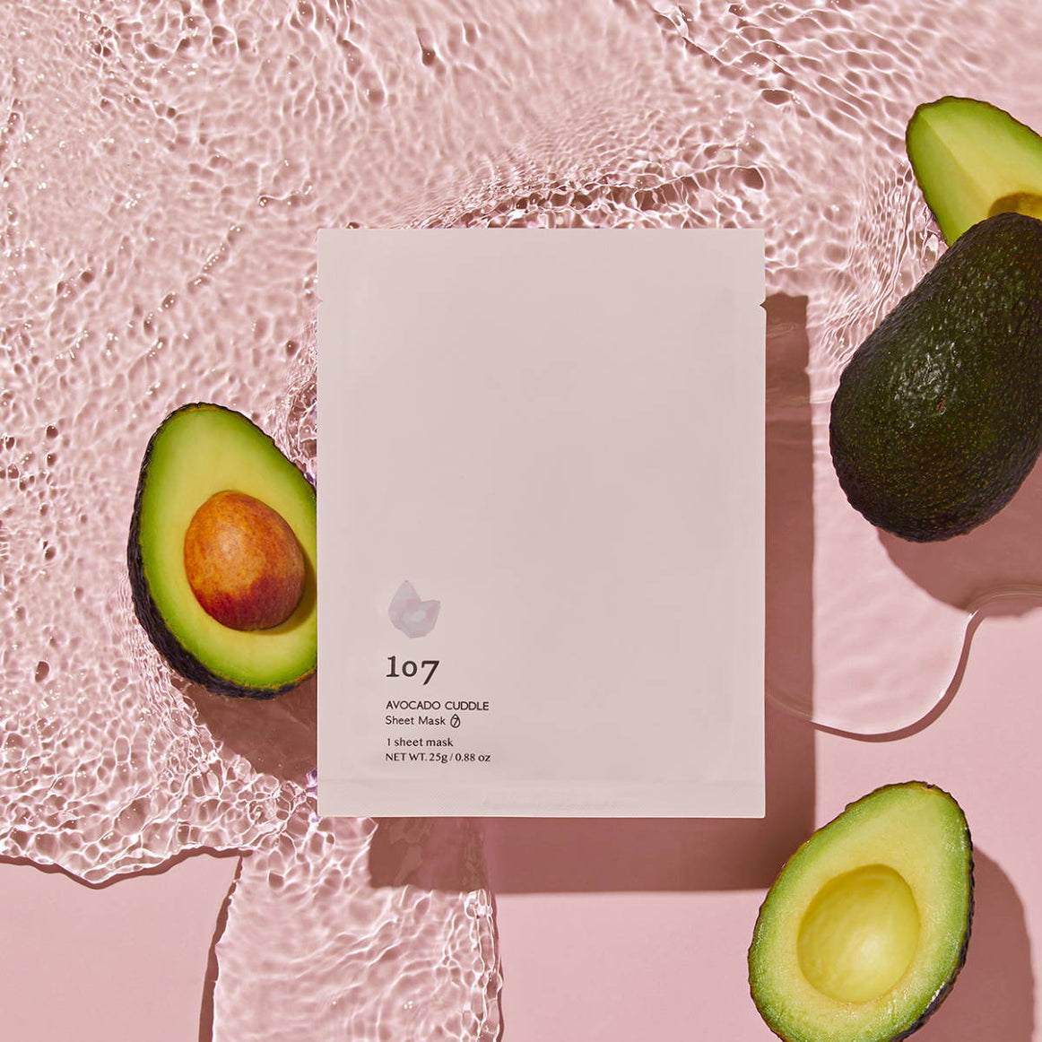 107 Avocado Curd Sheets Mask 5 Pieces