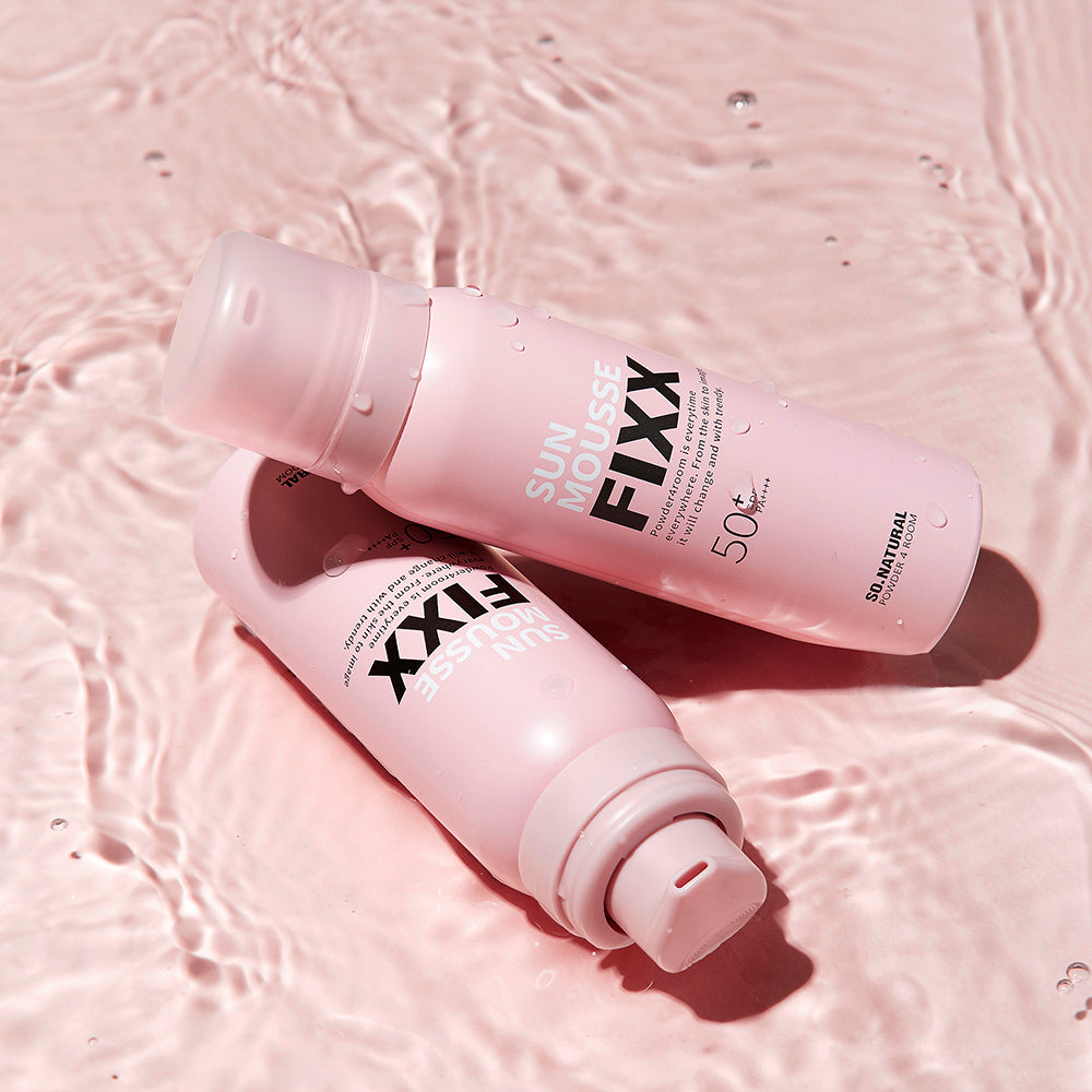 SO NATURAL Ultra Fix Glowy Mousse Sun Fixer Cream 75ml SPF50+ PA++++