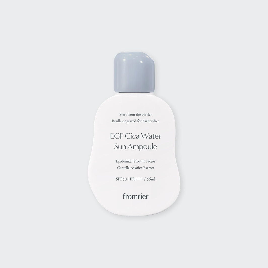 FROMRIER Vegan EGF Cica Water Sun Ampoule - crème solaire coréenne