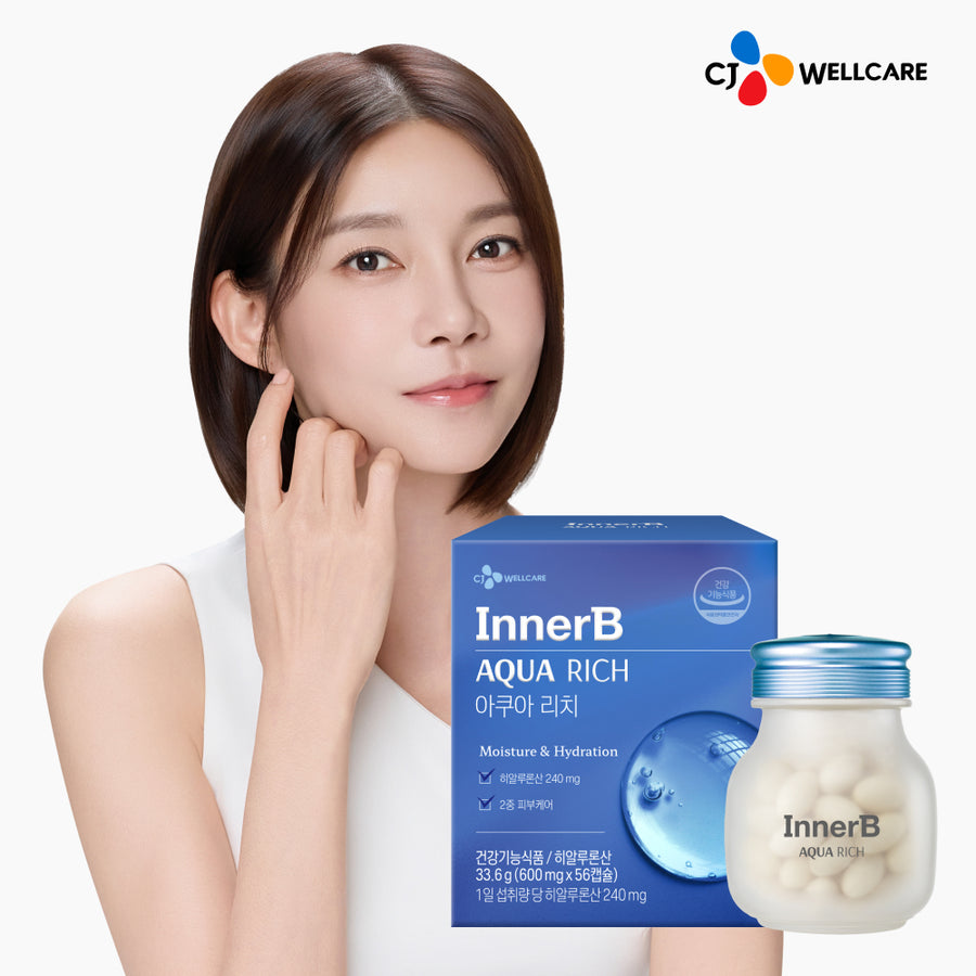 INNERB CJ INNERB Aqua Rich Edible Acide Hyaluronique Elastin 56 capsules