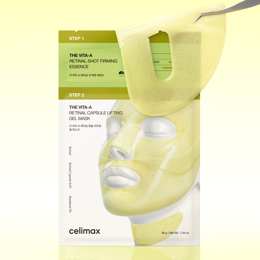 CELIMAX The Vita A Retinal Shot Tightening Two-Step Gel Mask 4 masques