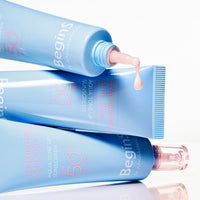 JUNG SAEM MOOL BeginS Blue Chamomile Hyaluronic Acid Aqua Tone-up Sun Cream - crème solaire teintée coréen, vue 2