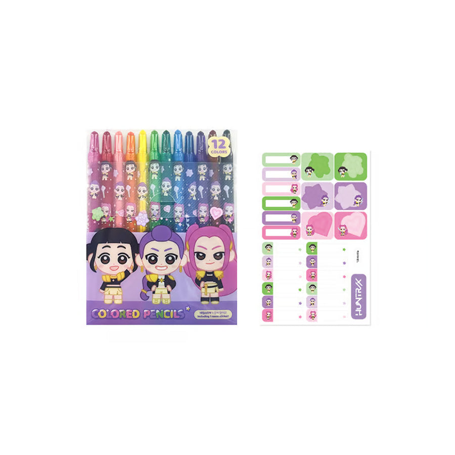 K-POP DEMON HUNTERS HUNTRX 12 Crayons