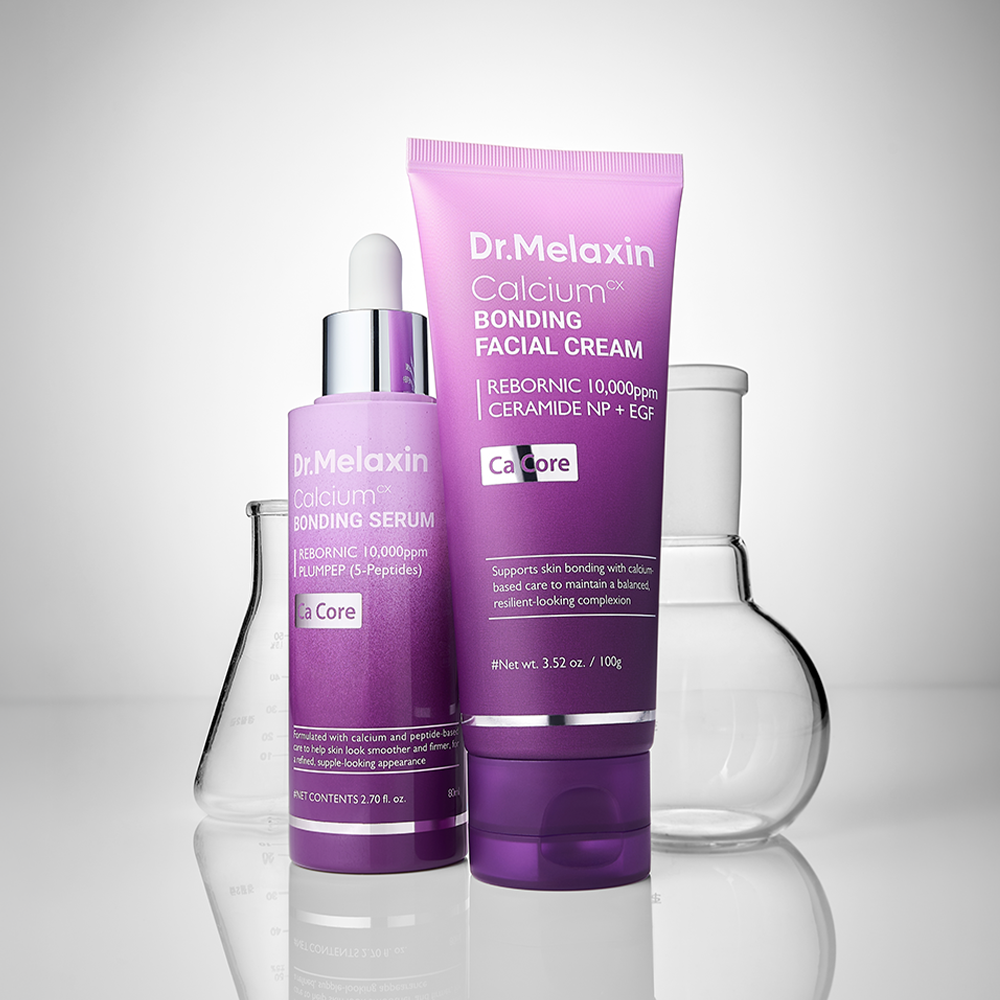 DR.MELAXIN Calcium Bonding Serum & Facial Cream Set (Set of 2) - coffret soin visage coréen, vue 2