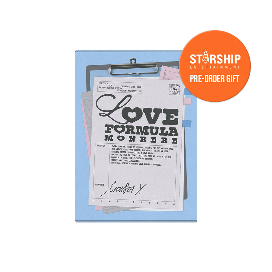 MONSTA X 2026 Season's Greetings — LOVE FORMULA MONBEBE