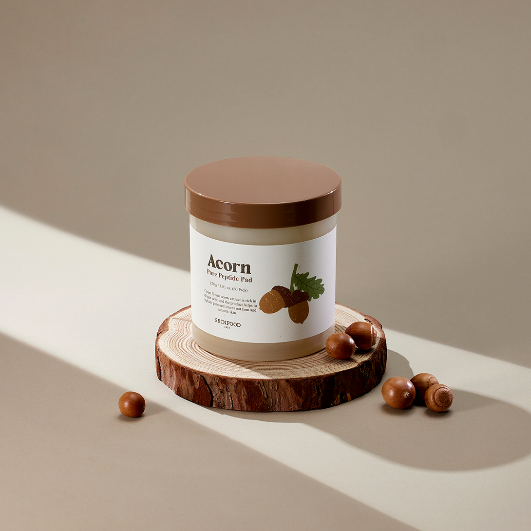 SKINFOOD Acorn Pore Peptide Pad 60 sheets