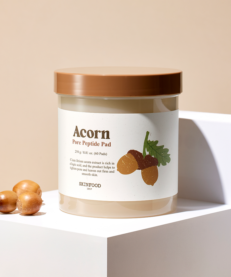 SKINFOOD Acorn Pore Peptide Pad 60 sheets