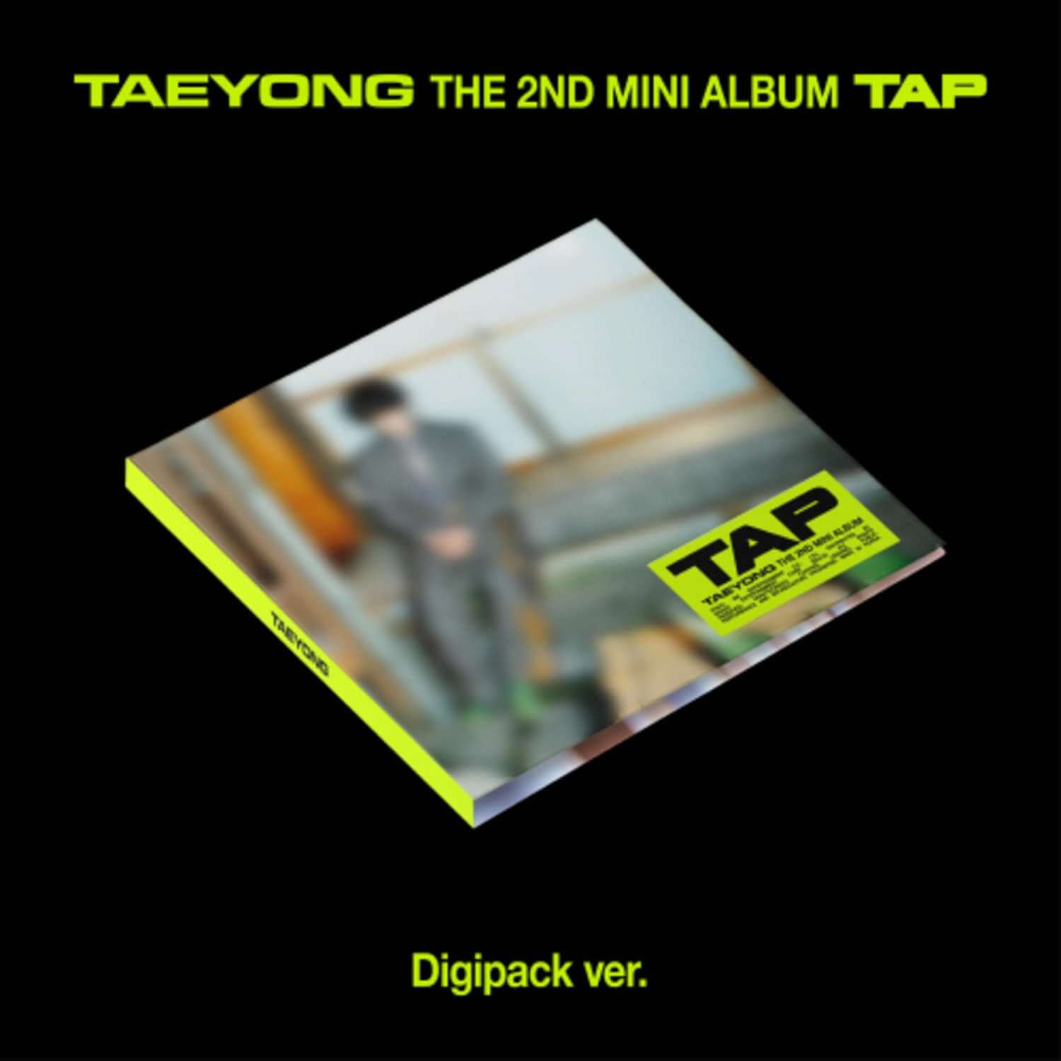 TAEYONG - 2nd Album [TAP] (Digipack Ver.) - Album Kpop : digipack TAEYONG sur fond noir, visuel promo TAP.