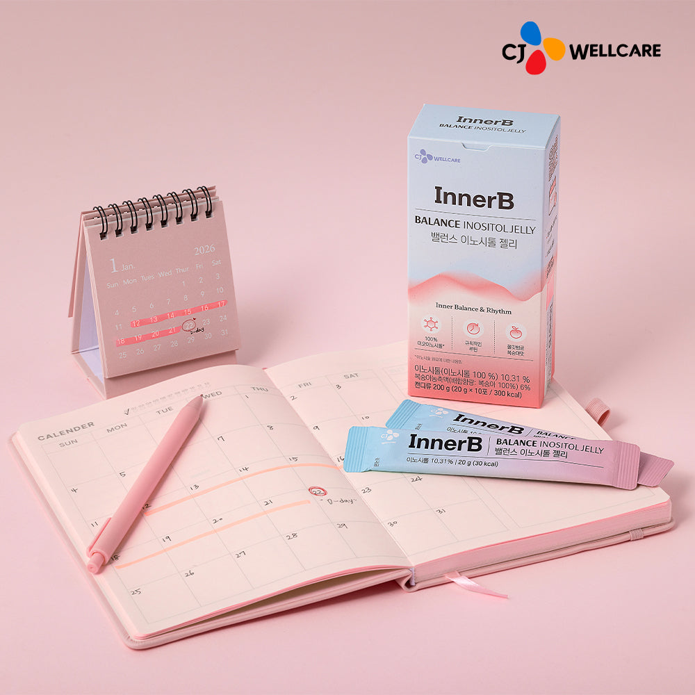 INNERB CJ INNERB Balance Inositol Jelly Pêche Myo-Inositol Choline 10 sticks jelly