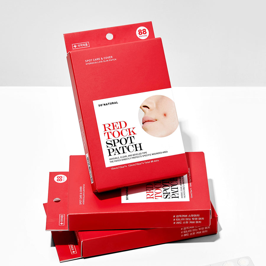 SO NATURAL Perfect Cover Matte Red Tok Spot 88 Trouble Patch