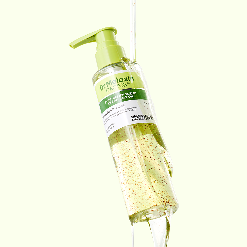 DR.MELAXIN Cactox Pore Relief Scrub Cleansing Oil - huile démaquillante coréenne