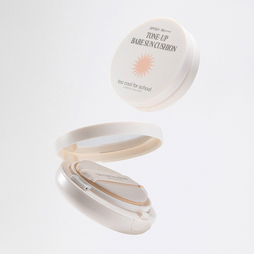 TOO COOL FOR SCHOOL Tone Up Bare Sun Cushion Duo