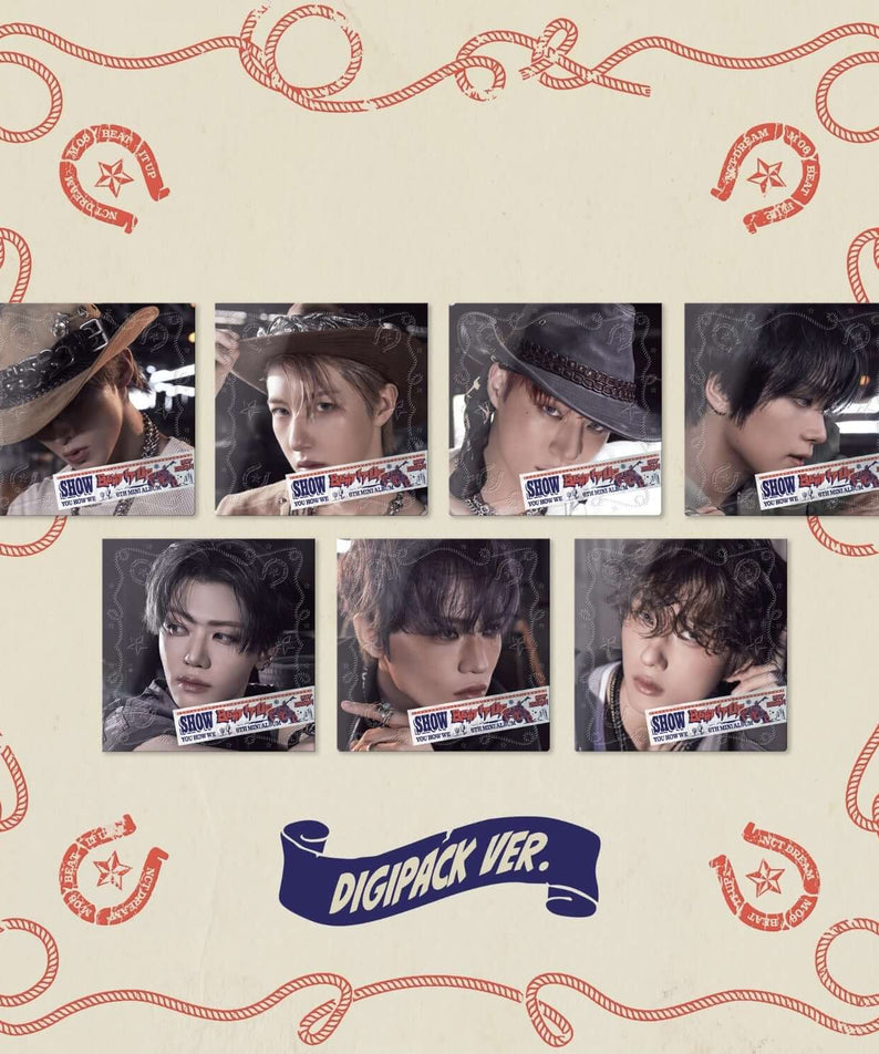 NCT DREAM - [Beat It Up] (Digipack Ver.) (Random 1 of 7) - album Kpop, visuel digipack avec photos, style rouge et blanc