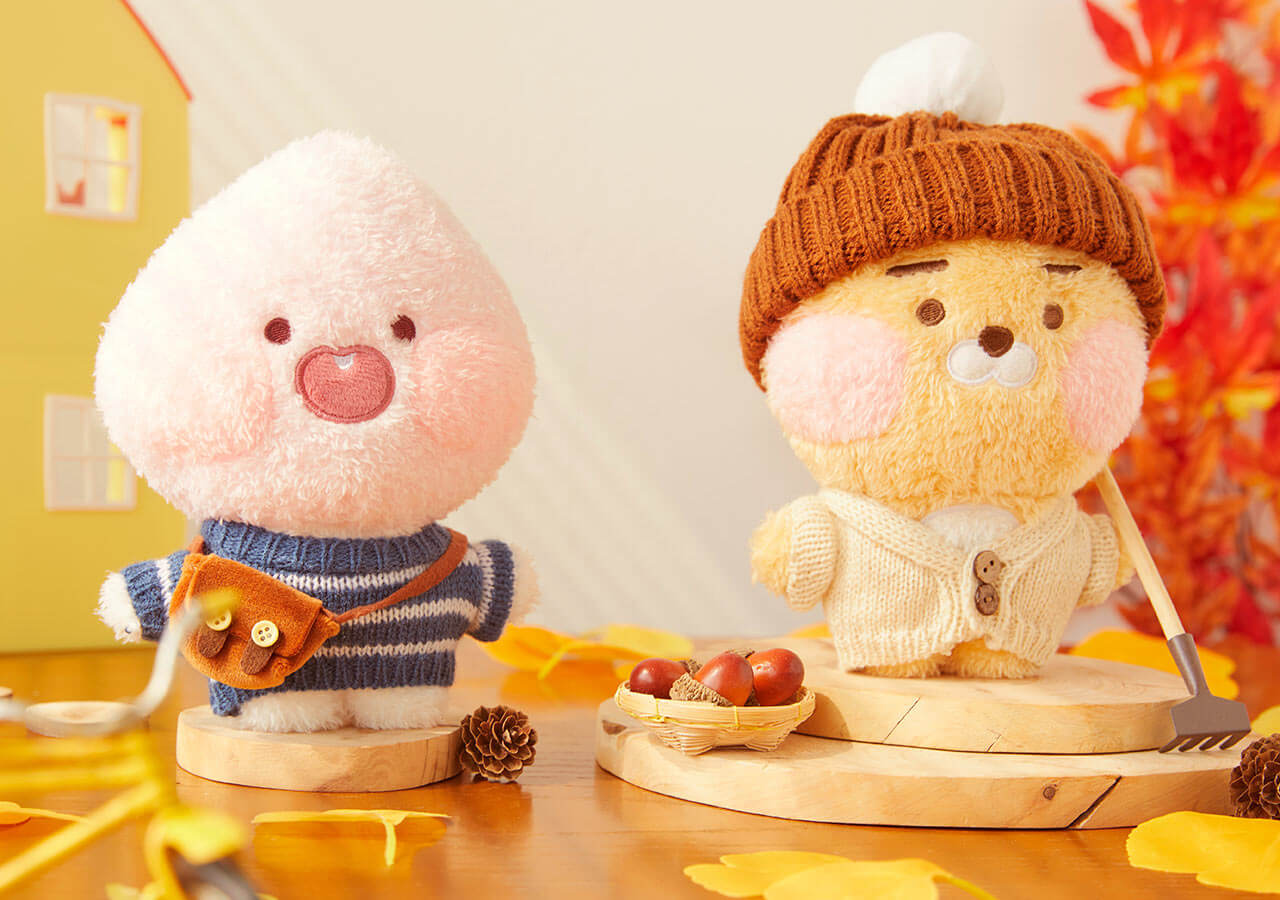 Set Peluche Poslin Friends - Kakao Friends