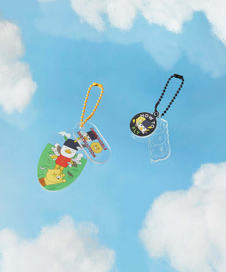 Porte-cles Acrylique Friends - Kakao Friends