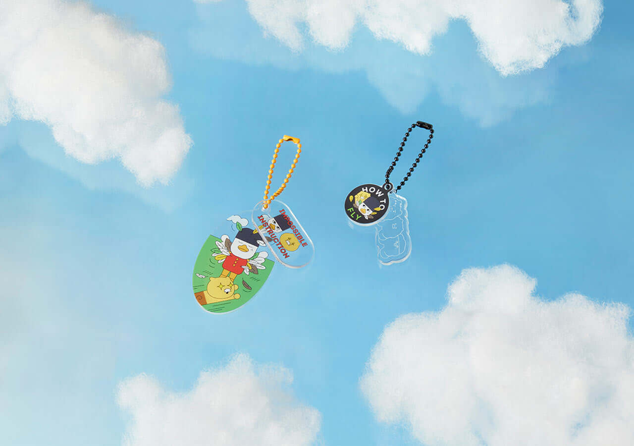 Porte-cles Acrylique Friends - Kakao Friends