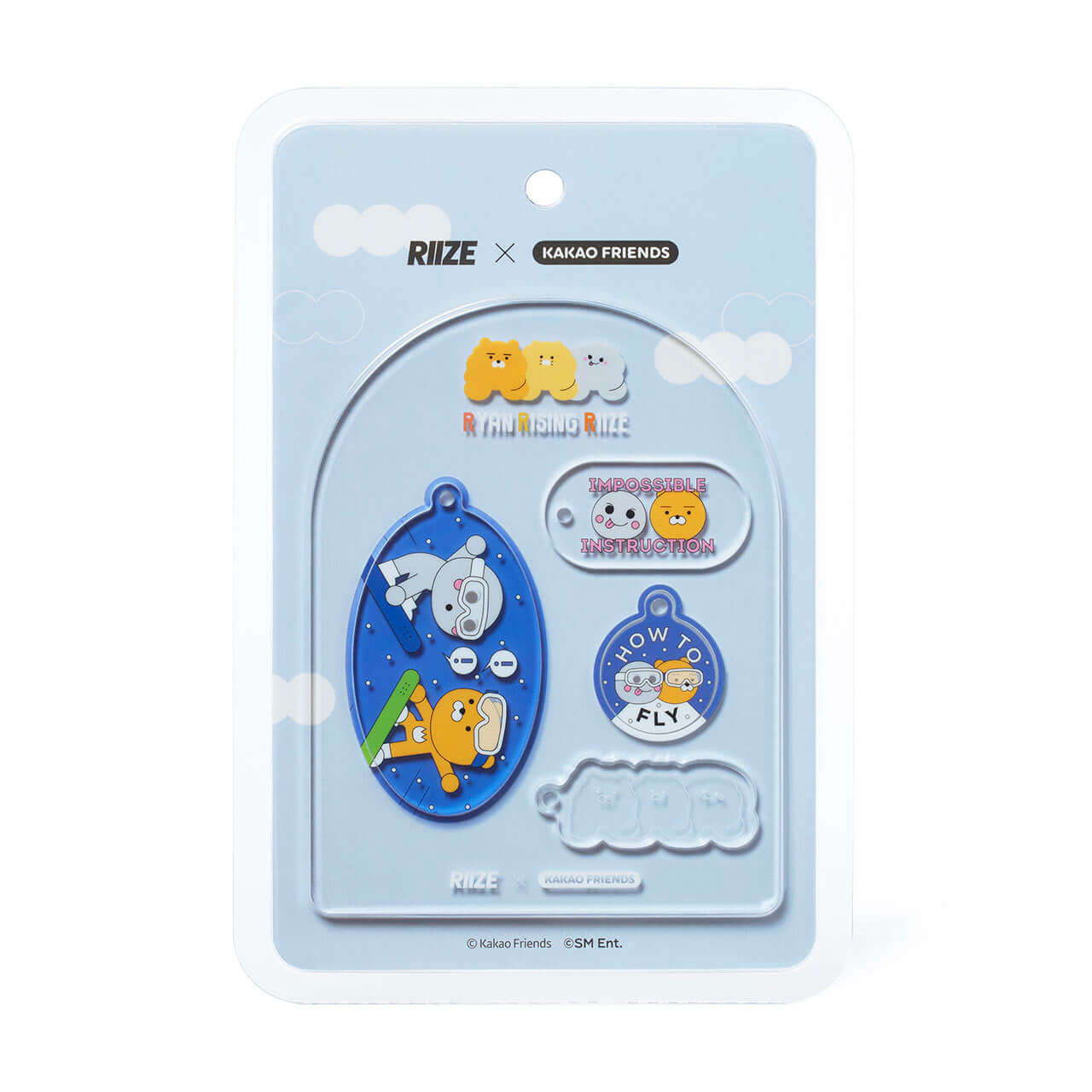 Porte-cles Acrylique Friends - Kakao Friends