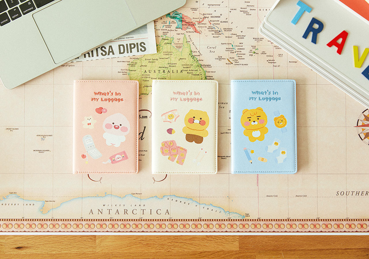 Etui Passeport Petite Apeach - Kakao Friends