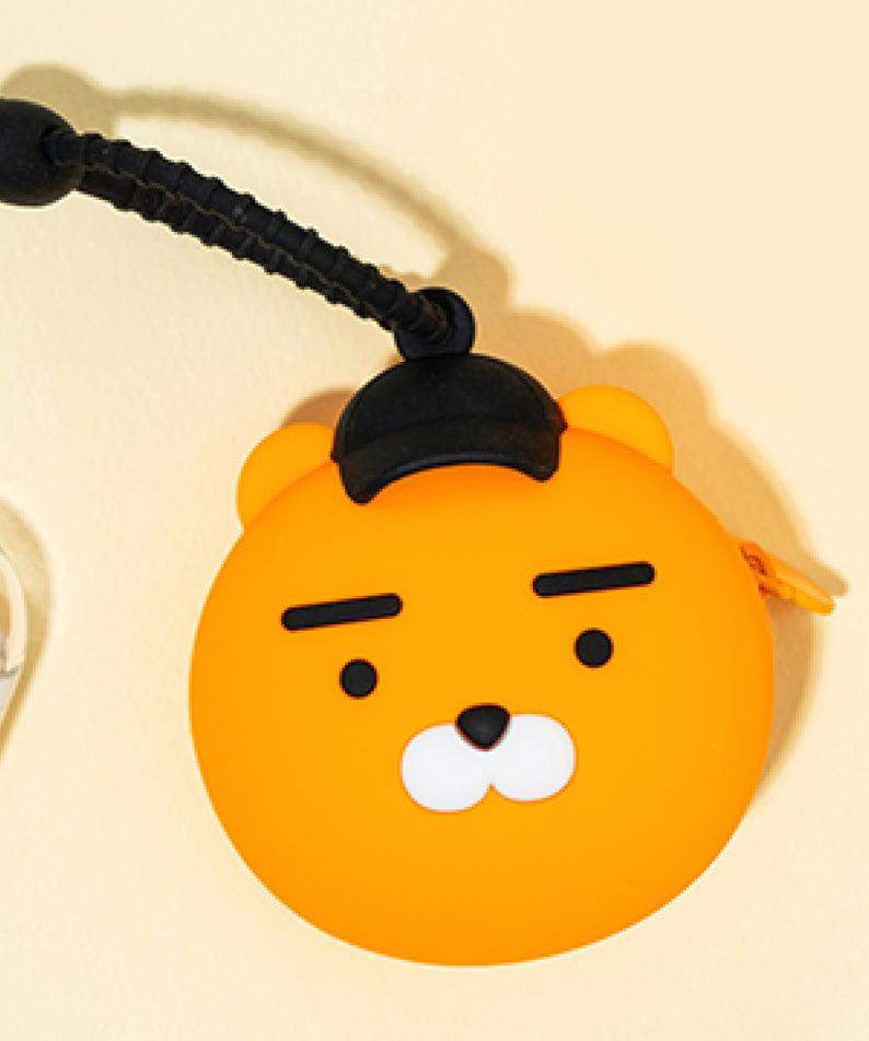 KAKAO FRIENDS - Silicone Pochette Ryan Chapeau(BLACK)