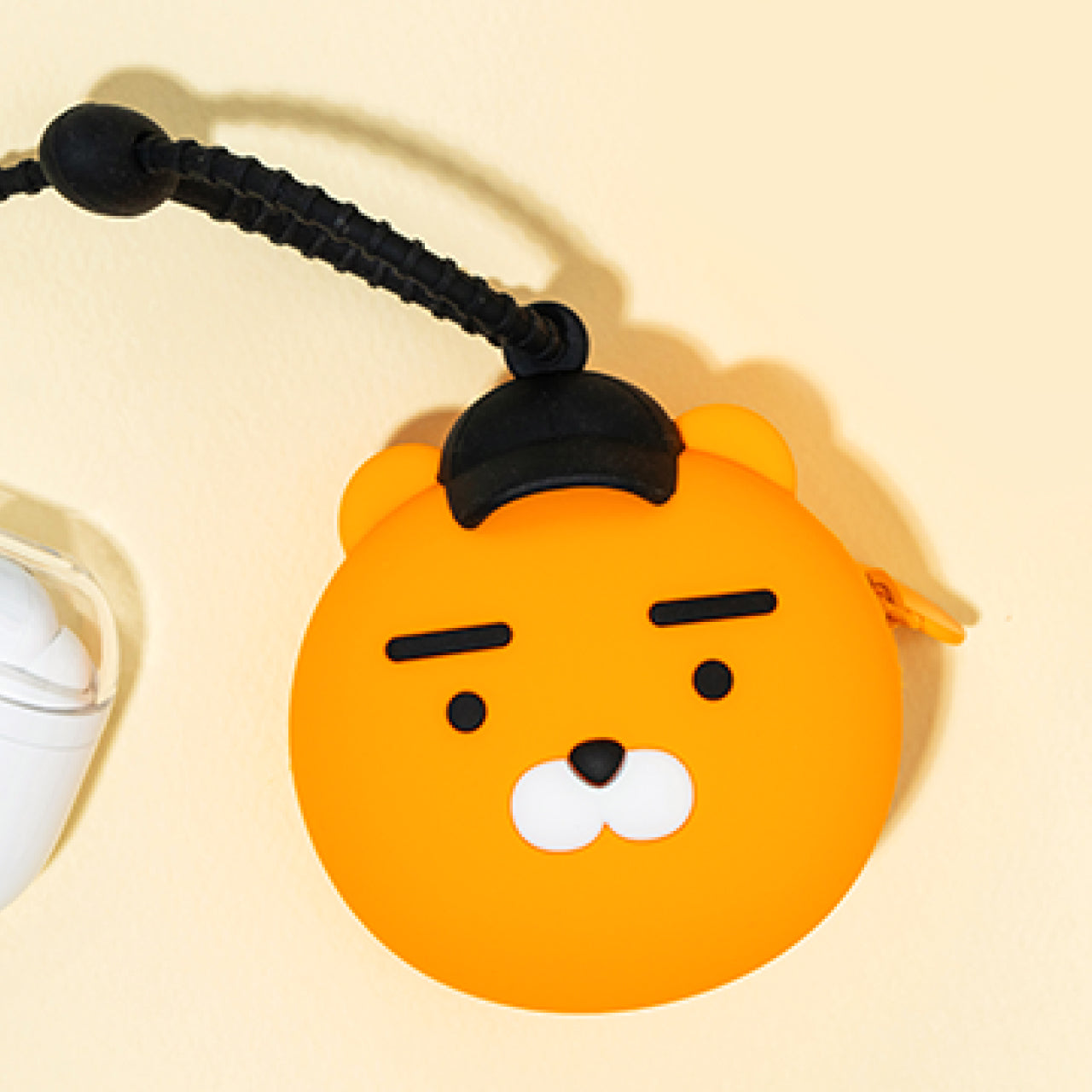 KAKAO FRIENDS - Silicone Pochette Ryan Chapeau(BLACK)
