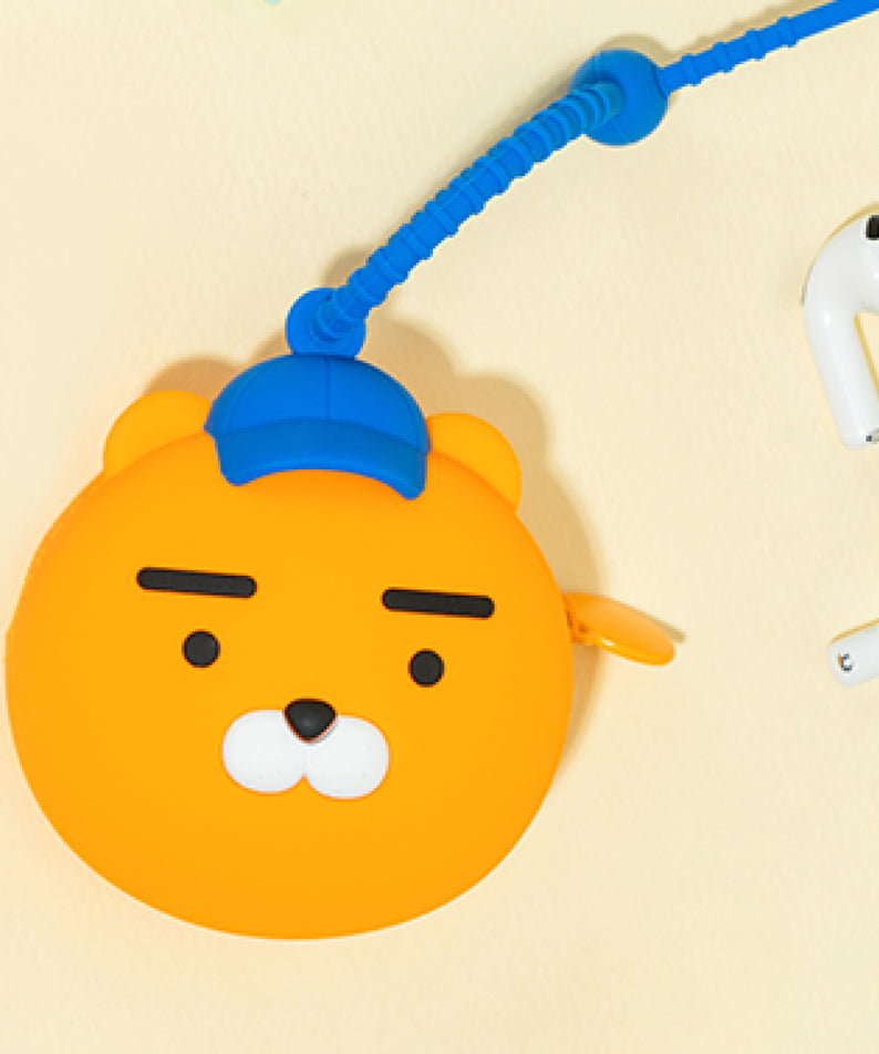 KAKAO FRIENDS - Silicone Pochette Ryan Chapeau(BLUE)