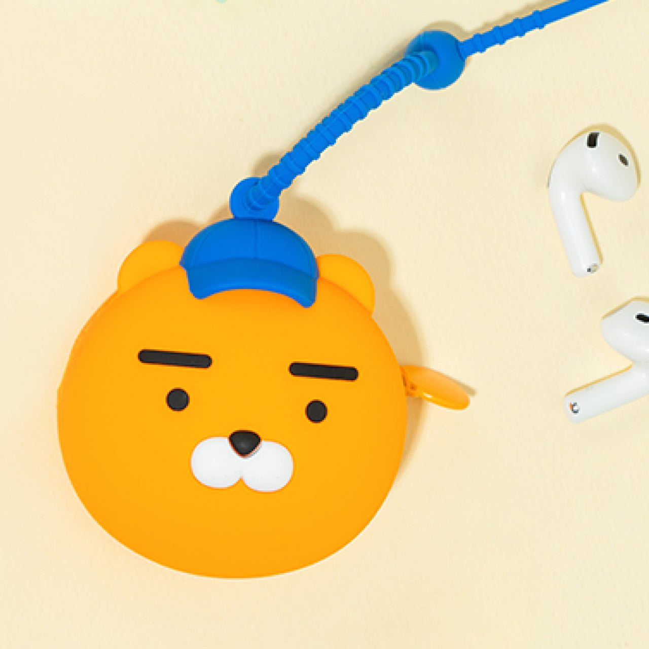 KAKAO FRIENDS - Silicone Pochette Ryan Chapeau(BLUE)
