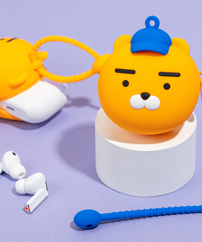 KAKAO FRIENDS - Silicone Pochette Ryan Chapeau(BLUE)