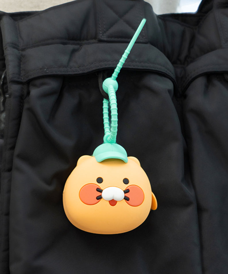 KAKAO FRIENDS - Silicone Pochette Chunsik Chapeau(MINT)