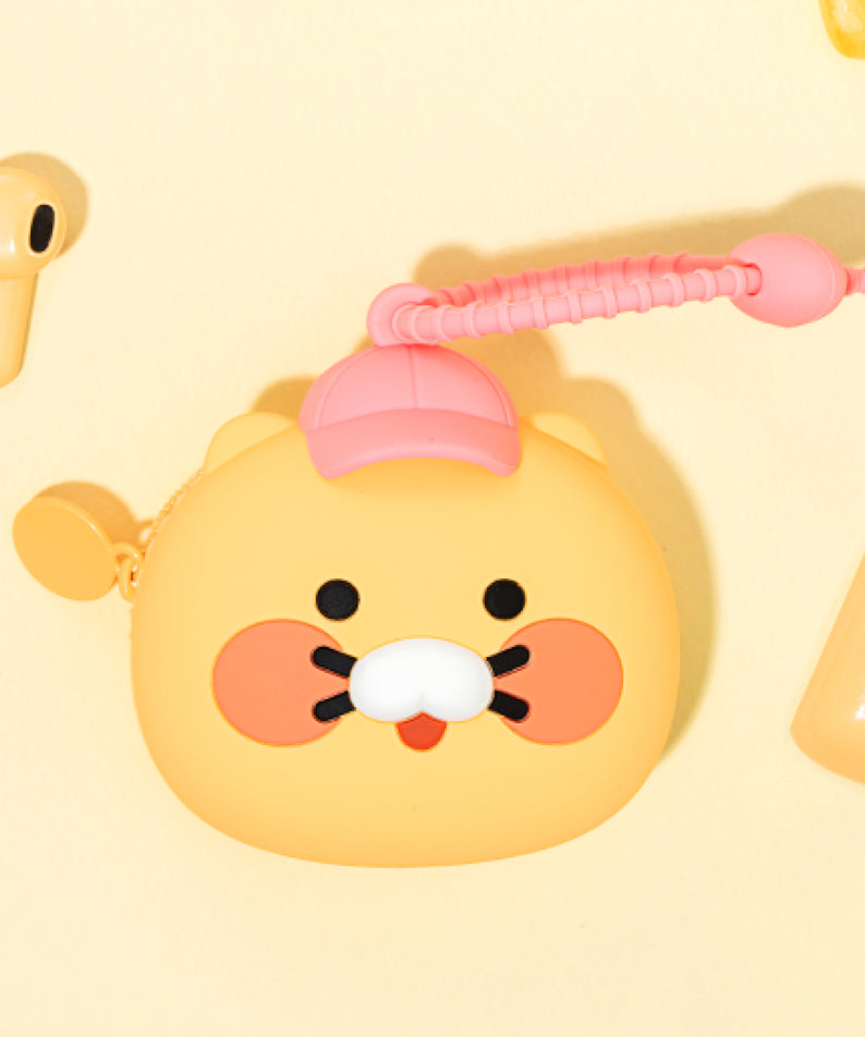 KAKAO FRIENDS - Silicone Pochette Chunsik Chapeau(PINK)