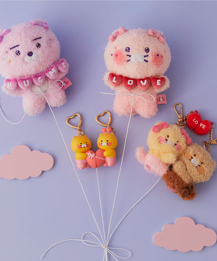 Set Peluche Porte-cles Chunsik - Kakao Friends