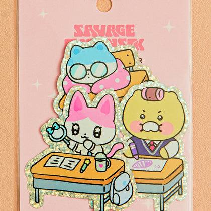 KAKAO FRIENDS - Autocollant(Rose) Friends