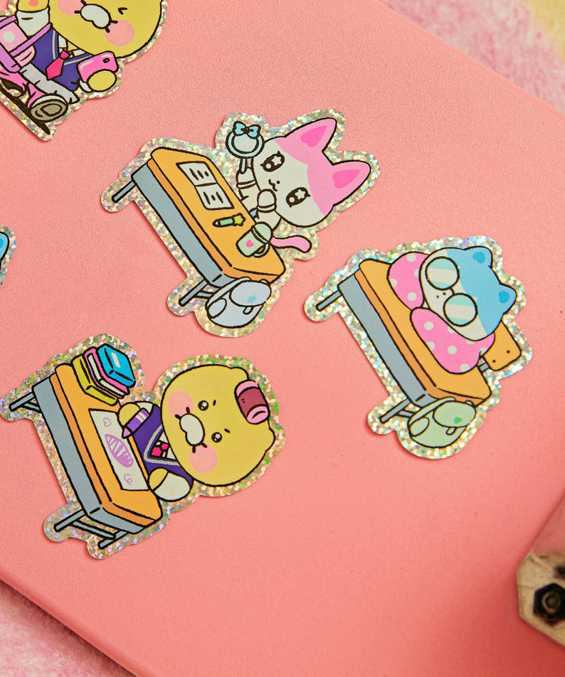 KAKAO FRIENDS - Autocollant(Rose) Friends