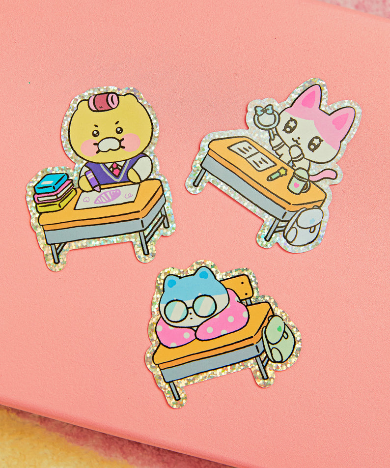 KAKAO FRIENDS - Autocollant(Rose) Friends