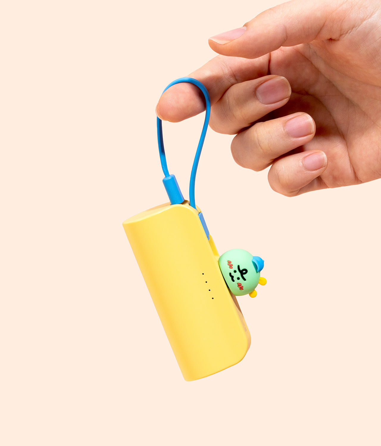 KAKAO FRIENDS - Casquette Batterie Externe Jordy Jaune - Detail 4