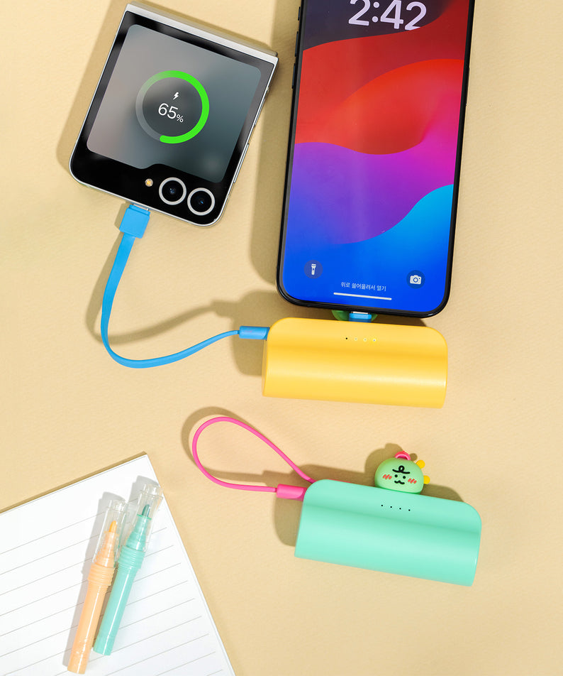 KAKAO FRIENDS - Casquette Batterie Externe Jordy Menthe - Detail 7
