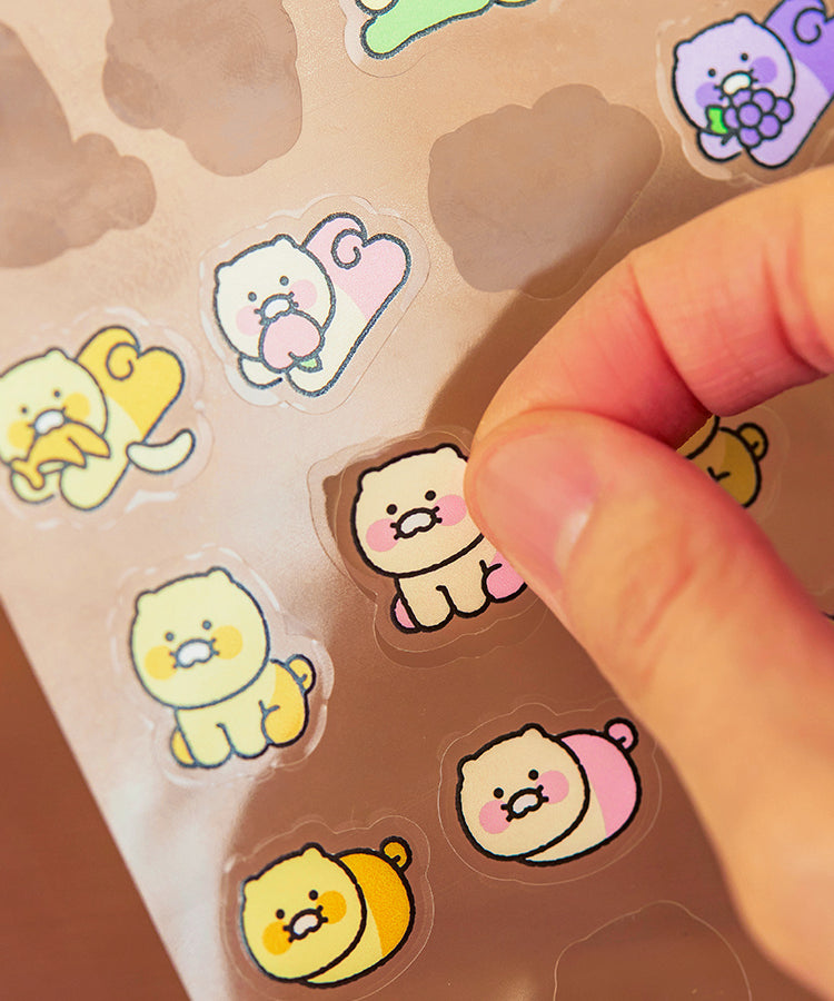 KAKAO FRIENDS - TransparentAutocollant Chunsik - Detail 6