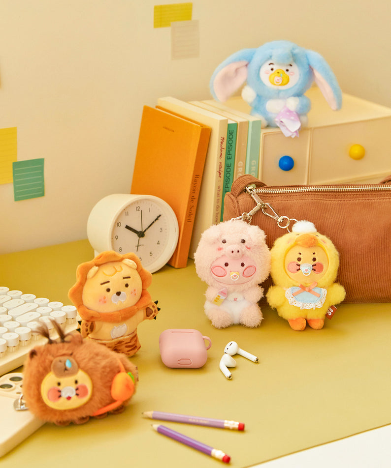 KAKAO FRIENDS - FRIENDZOO Porte-cles Peluche Tube - Detail 12