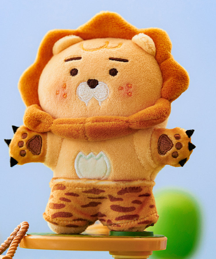 KAKAO FRIENDS - FRIENDZOO Porte-cles Peluche Little Ryan - Detail 7