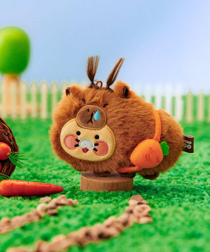 KAKAO FRIENDS - FRIENDZOO Porte-cles Peluche Chunsik - Detail 4