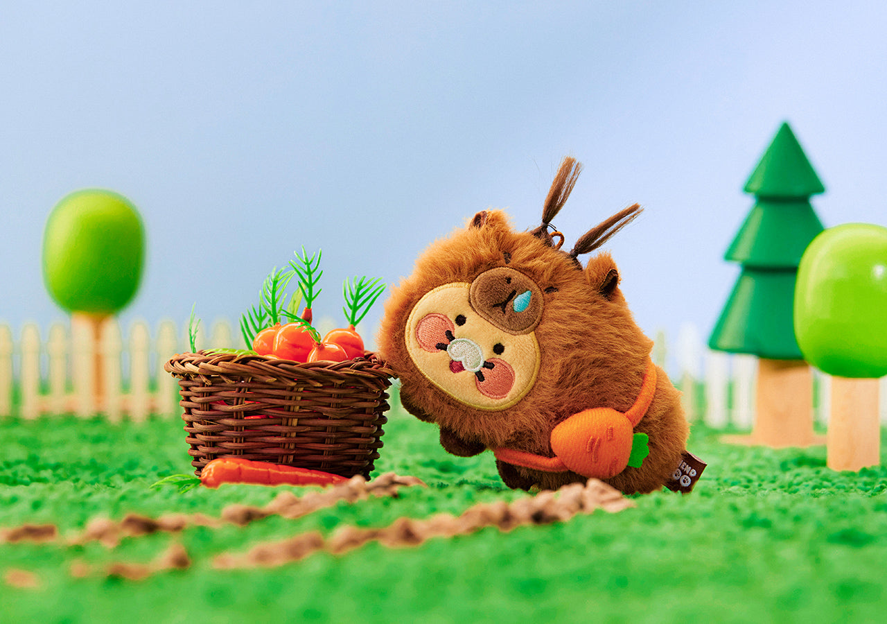 KAKAO FRIENDS - FRIENDZOO Porte-cles Peluche Chunsik - Detail 5