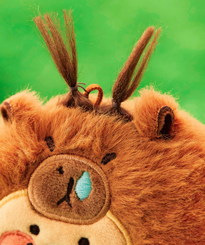 KAKAO FRIENDS - FRIENDZOO Porte-cles Peluche Chunsik - Detail 6
