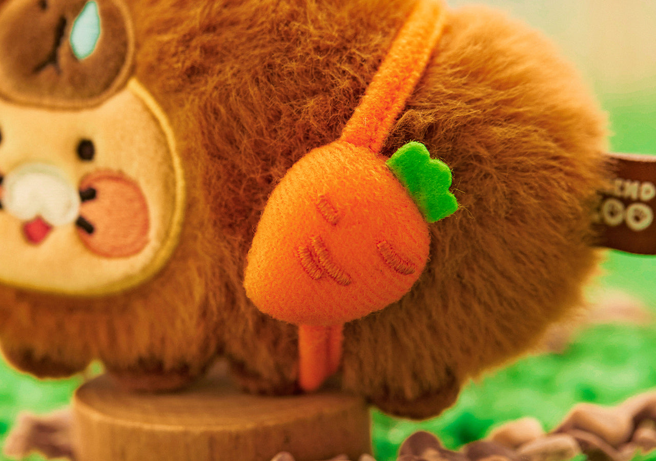 KAKAO FRIENDS - FRIENDZOO Porte-cles Peluche Chunsik - Detail 7