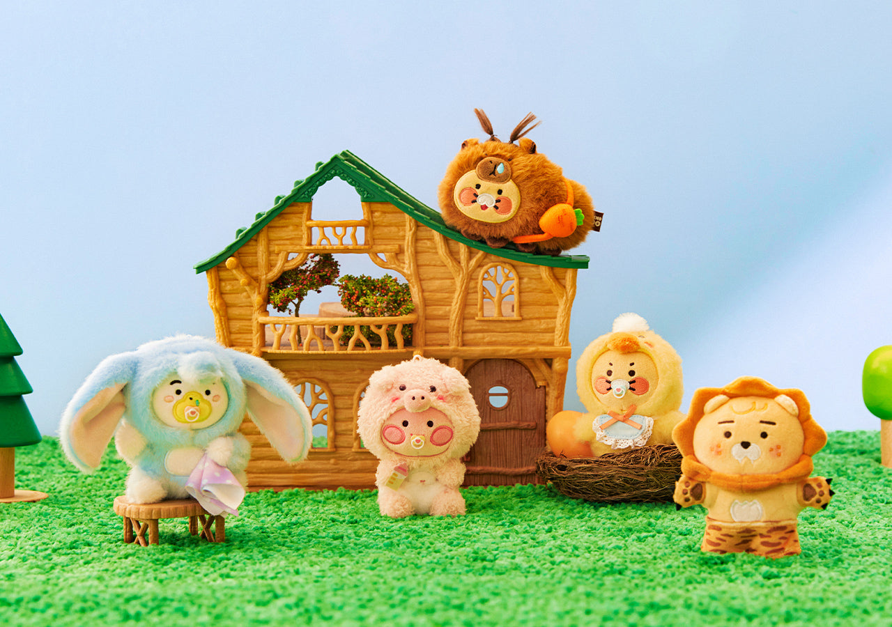 KAKAO FRIENDS - FRIENDZOO Porte-cles Peluche Chunsik - Detail 11