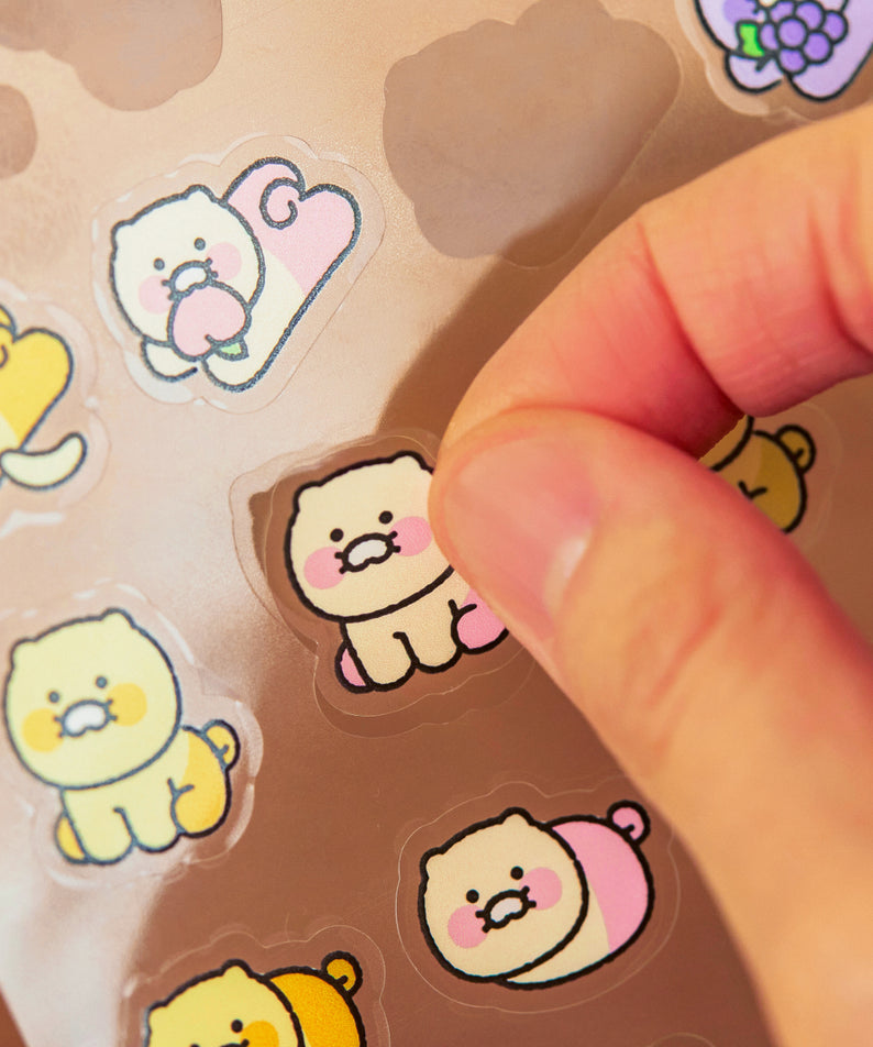 KAKAO FRIENDS - TransparentAutocollant Chunsik