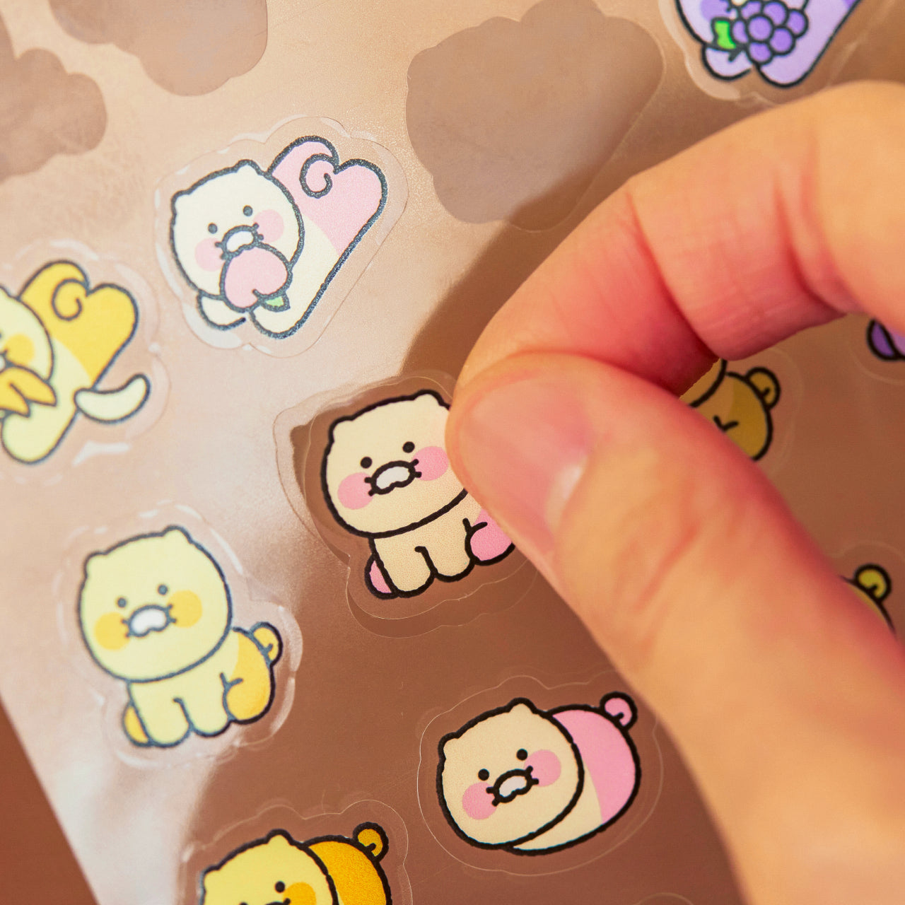 KAKAO FRIENDS - TransparentAutocollant Chunsik