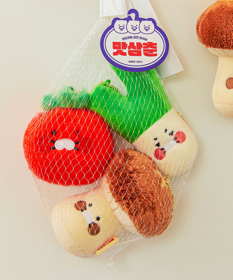 KAKAO FRIENDS - Porte-cles Peluche Set Chunsik