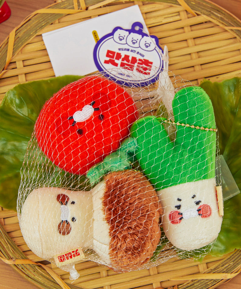 KAKAO FRIENDS - Porte-cles Peluche Set Chunsik