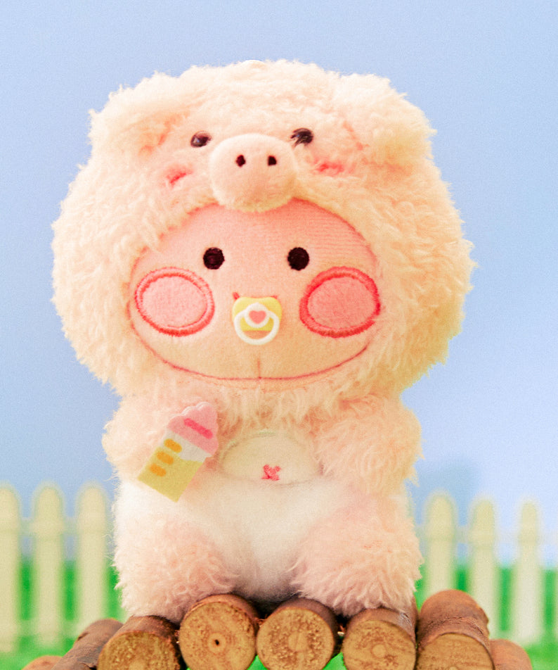 KAKAO FRIENDS - FRIENDZOO Porte-cles Peluche Little Apeach