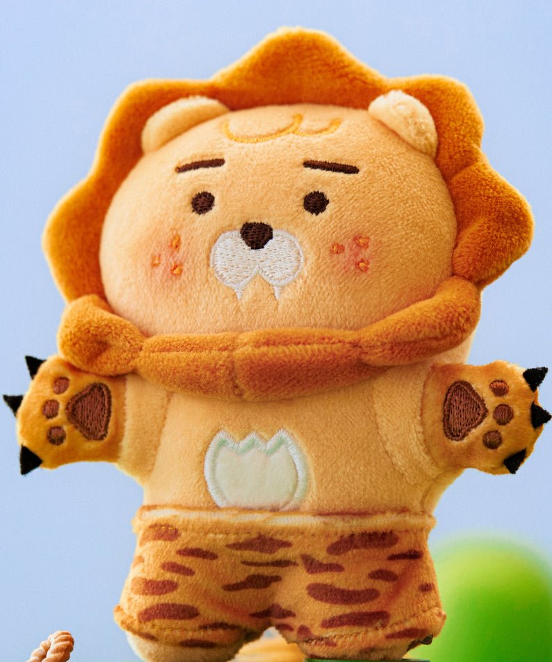KAKAO FRIENDS - FRIENDZOO Porte-cles Peluche Little Ryan